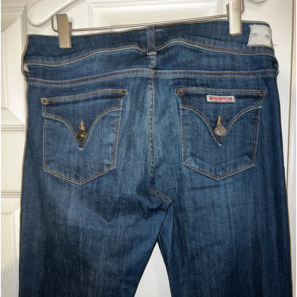 Size 28 Hudson Jeans. GINNY straight leg. Worn one time